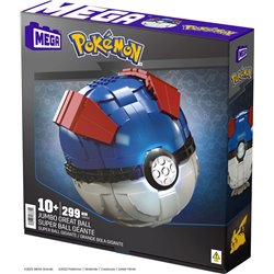 Pokemon Mega Construx Construction Set Jumbo Great Ball 13 cm (przedsprzedaż)