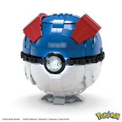 Pokemon Mega Construx Construction Set Jumbo Great Ball 13 cm (przedsprzedaż)