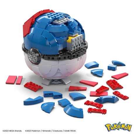 Pokemon Mega Construx Construction Set Jumbo Great Ball 13 cm (przedsprzedaż)