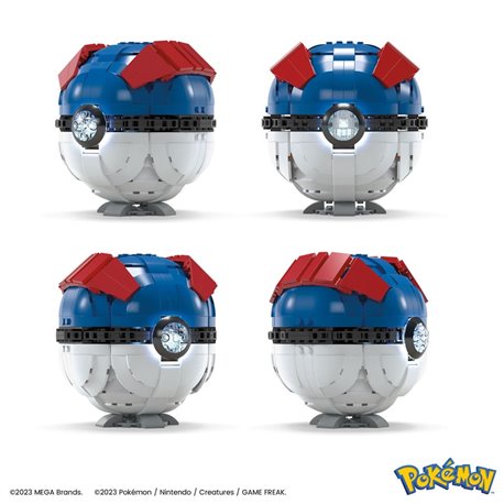 Pokemon Mega Construx Construction Set Jumbo Great Ball 13 cm (przedsprzedaż)