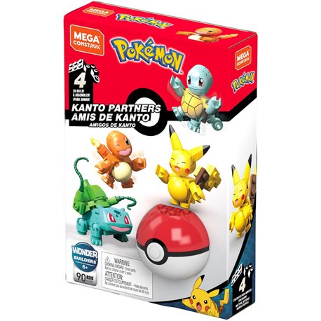 Pokemon Mega Construx Construction Set Kanto Partners (przedsprzedaż)