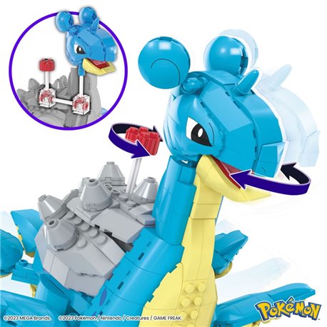 Pokemon Mega Construx Construction Set Lapras 19 cm (przedsprzedaż)