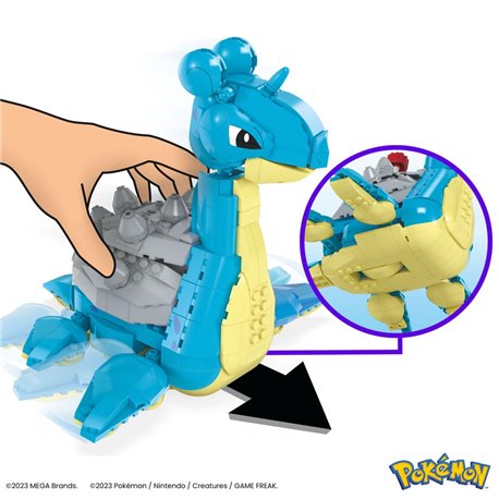 Pokemon Mega Construx Construction Set Lapras 19 cm (przedsprzedaż)