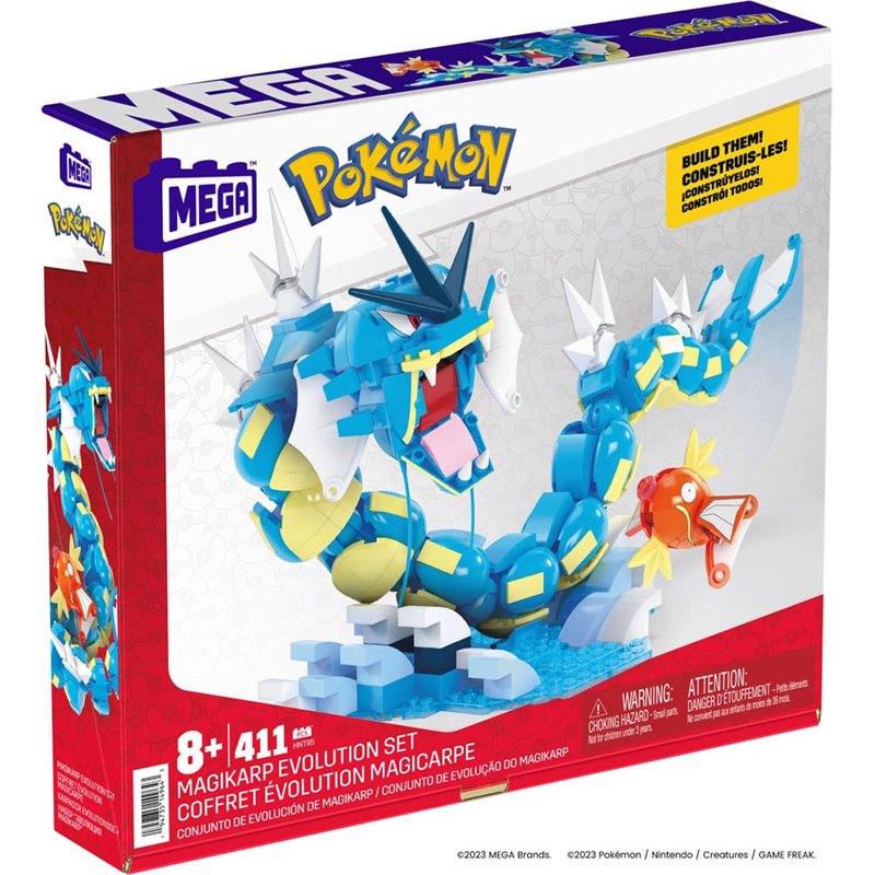 Pokemon Mega Construx Construction Set Magikarp Evolution Set (przedsprzedaż)