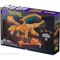 Pokemon Mega Construx Construction Set Motion Charizard 30 cm (przedsprzedaż)