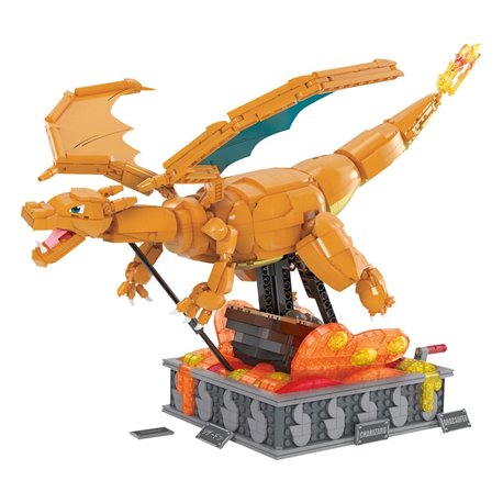 Pokemon Mega Construx Construction Set Motion Charizard 30 cm (przedsprzedaż)