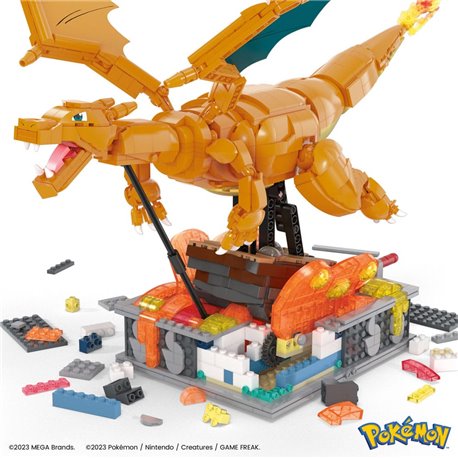 Pokemon Mega Construx Construction Set Motion Charizard 30 cm (przedsprzedaż)