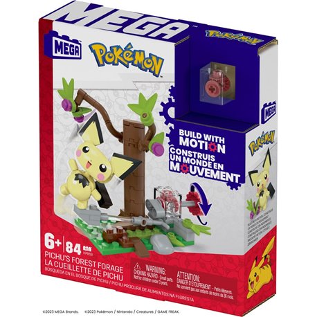 Pokemon Mega Construx Construction Set Pichu's Forest Forage (przedsprzedaż)