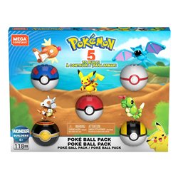 Pokemon Mega Construx Construction Set Poké Ball Pack (przedsprzedaż)