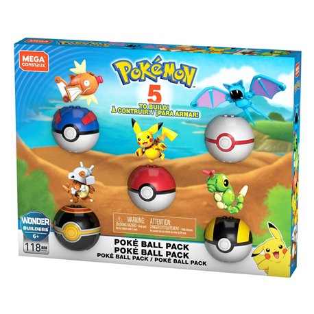 Pokemon Mega Construx Construction Set Poké Ball Pack (przedsprzedaż)