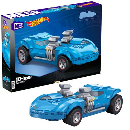 Hot Wheels Mega Construx Construction Set Twin Mill 28 cm (przedsprzedaż)