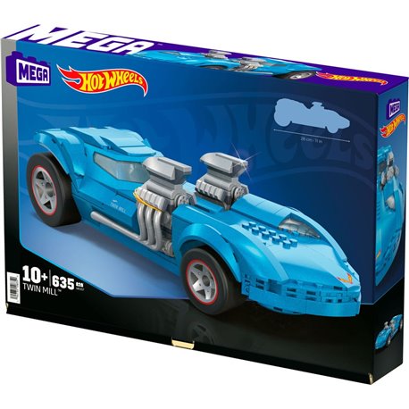 Hot Wheels Mega Construx Construction Set Twin Mill 28 cm (przedsprzedaż)