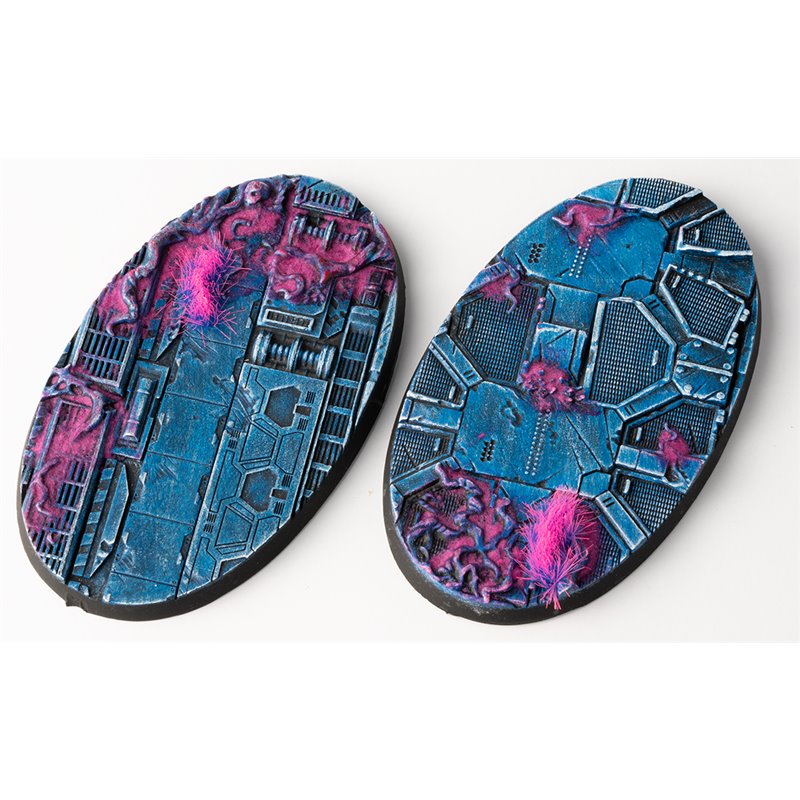 Gamers Grass: Alien Infest Bases Oval 90mm x2