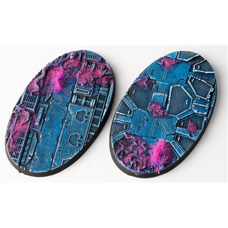 Gamers Grass: Alien Infest Bases Oval 90mm x2