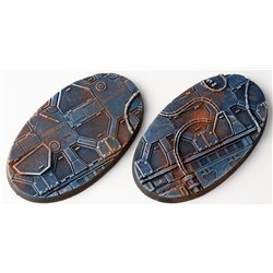 Gamers Grass: Spaceship Corr Bases Oval 90mm x2