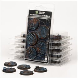 Gamers Grass: Spaceship Corr Bases Round 40mm x5