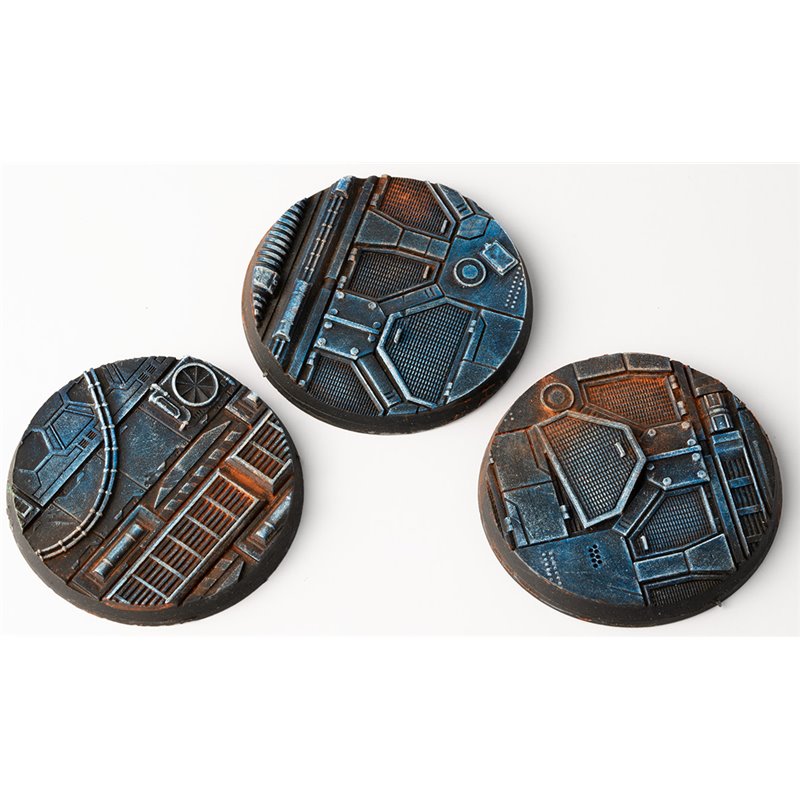 Gamers Grass: Spaceship Corr Bases Round 50mm x3