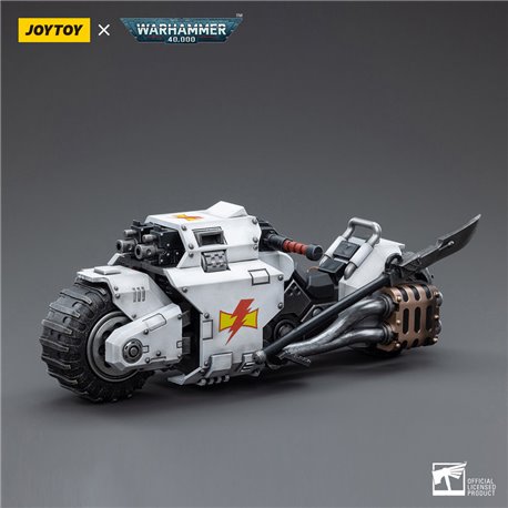 Warhammer 40k Vehicle 1/18 White Scars Raider-pattern Combat Bike 22 cm (przedsprzedaż)