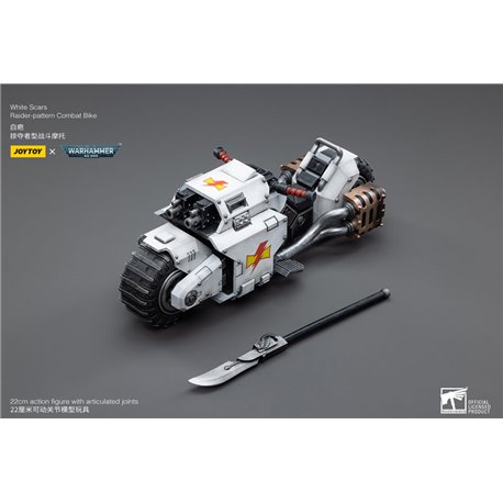 Warhammer 40k Vehicle 1/18 White Scars Raider-pattern Combat Bike 22 cm (przedsprzedaż)