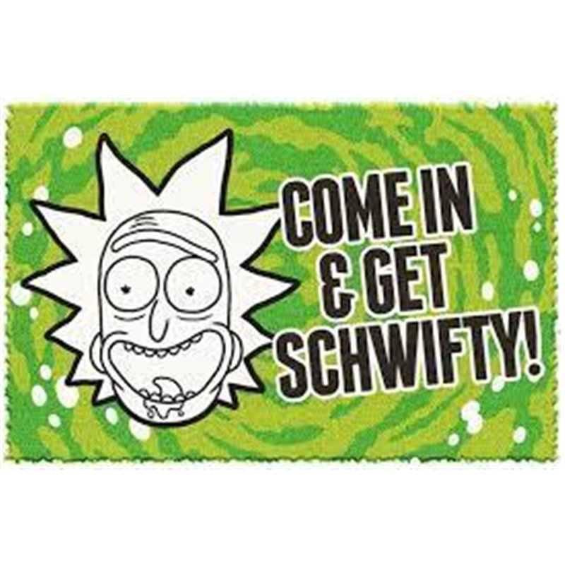 Wycieraczka pod Drzwi - Rick & Morty - Get Schwifty (60x40 cm)
