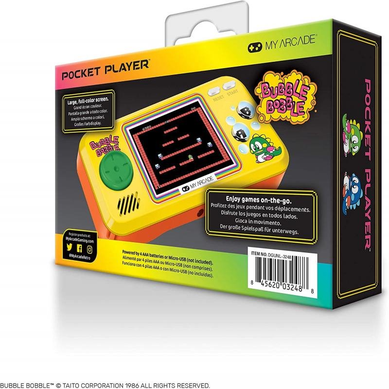 Pocket Player Bubble Bobble (3 games in 1)