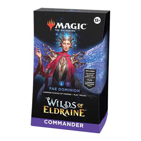 Magic The Gathering Wilds of Eldraine Fae Dominion Commander Deck (przedsprzedaż)